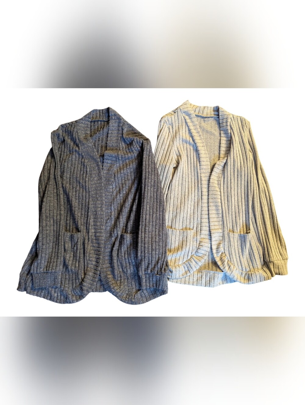 Two Size Medium Open Front Tops
